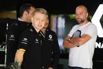 TVIVL. Kevin Magnussen og kolleger fra Renault-lejren var ikke helt vilde med det, de mandag så under testen af holdets racer. 
