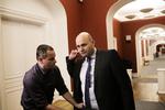 En målrettet Søren Pape Poulsen i Statsministeriet. 