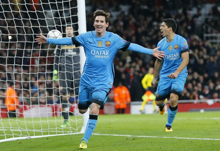 SKARP. Lionel Messi er vant til at score mål, og det kunne ses på Emirates, hvor han tirsdag aften overlegent lagde to bolde i nettet bag Petr Cech. 