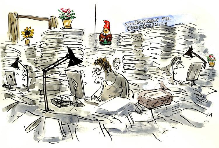 Tegning: Mette Dreyer 