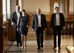 Fra venstre Benny Damsgaard, Mai Mercado, Søren Pape og Brian Mikkelsen. 