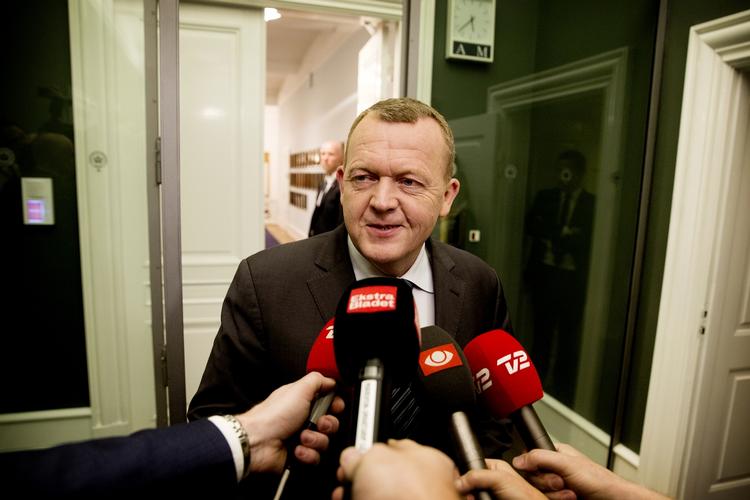 Løkke. Statsministeren efter onsdagens krisemøde med de borgerlige partier 