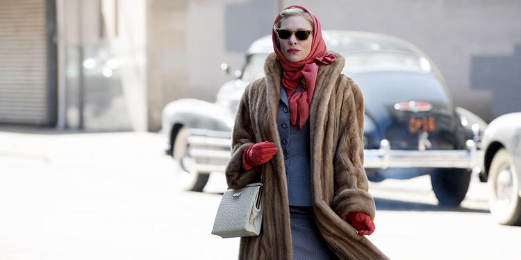 VINDER? Cate Blanchett er nomineret til en Oscar for bedste kvindelige skuespiller for sin rolle i 'Carol'. Søndag kan du se den film, når tre københavnske biografer inviterer til Oscar-fest.  Pr-foto: Webb Wilson 