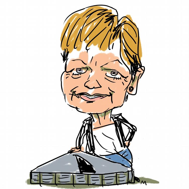 Tegning.Mette Dreyer 