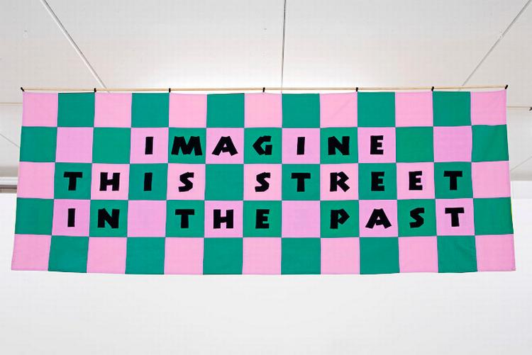 Lise Harlev: 'Imagine this street in the future'. 