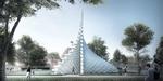 Pavillion. Bjarke Ingels opgave med at bygge årets sommerpavillion til Serpentine Gallery i Kensington Gardens, vil fra en vinkel fremstå som en perfekt firkant og fra en anden som en bølgende skulptur. 