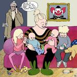 Tegning. Anne-Marie Steen Petersen 