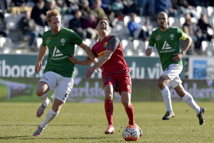 Stoppet. Emre Mor drev gæk med Viborg i store dele af første halvleg, men hjemmeholdet endte alligevel med at hive 1-1 hjem. 