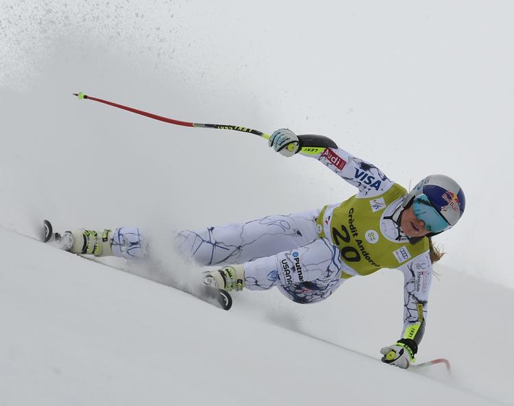 Enestående. Lindsey Vonn udbyggede føringen i World Cuppen med en beskeden 12.-plads. 