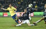 Omsider. David Boysen var en af to debutanter for Brøndby i dag. 
