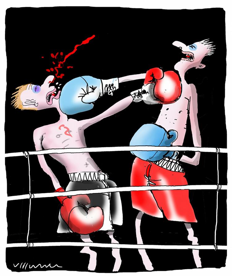 Tegning. Jørn Villumsen 