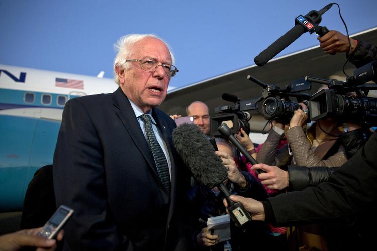 Primærvalg. Den demokratiske senator Bernie Sanders, der forsøger at blive sit partis præsidentkandidat er ved at tabe terræn. 