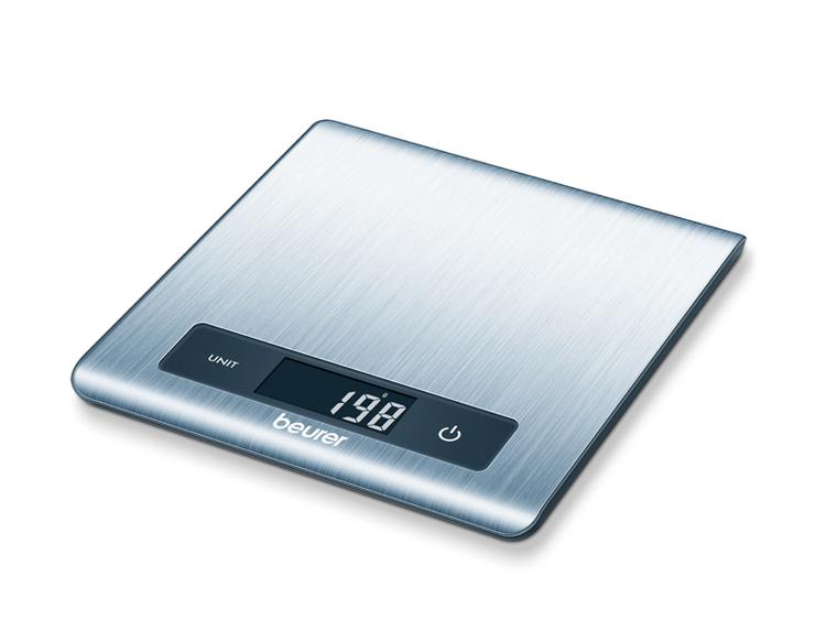 Kapacitet. Køkkenvægten har en kapacitet på 5 kg. 