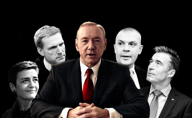 Katalog. Kynisme som Frank Underwoods (spillet af Kevin Spacey) er ikke bare kynisme, den viser sig i forskellige skikkelser, der definerer forskellige virkeligheder som den eneste sandhed om verden. Her følger et katalog over kynikere fra vores egen verden. 