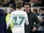 målhelt. Wolfsburgs træner Dieter Kecking takkede matchvinder André Schürrle for kampen. 