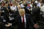 Favorit. Donald Trump fører i den samlede stilling, men han kunne godt bruge lidt ekstra medvind 