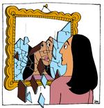 Tegning. Anne-Marie Steen Petersen 