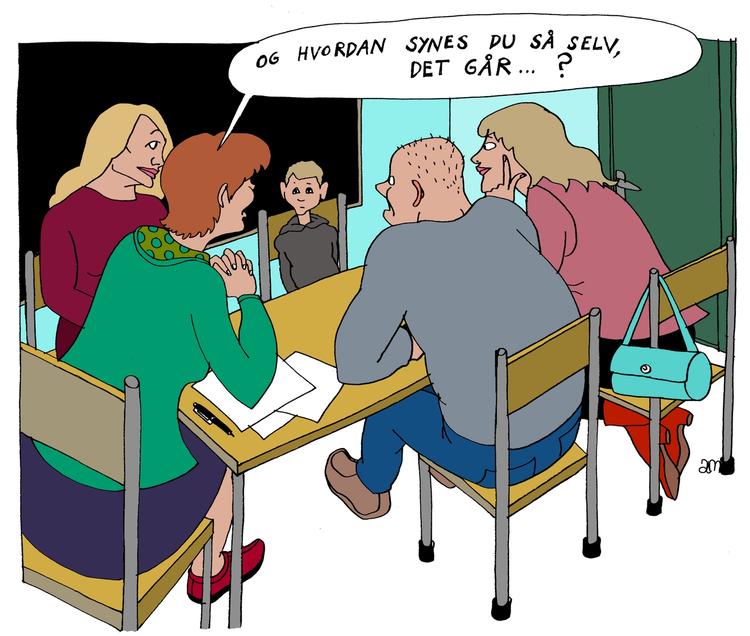 Tegning. Anne-Marie Steen Petersen 