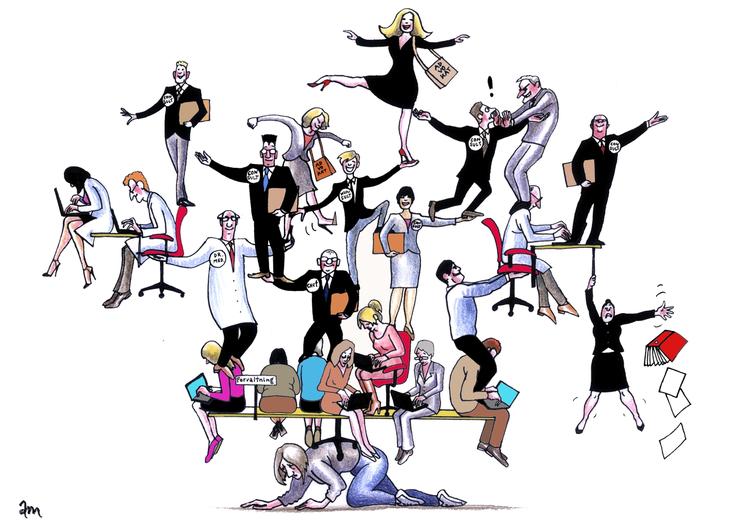 Tegning: Anne-Marie Steen Petersen. 