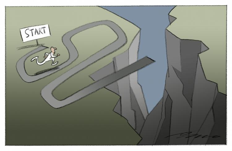 Tegning: Per Marquard Otzen. 