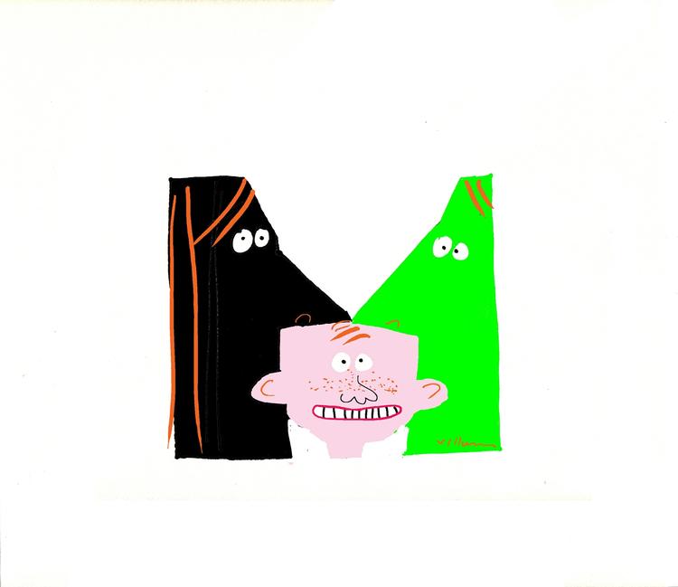 Tegning. Jørn Villumsen 