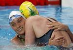 TOPTIDER. Ved VM i 2015 vandt Mie *. Nielsen (tv.) og Emil Seebohm (th.) bronze og guld. I år er danskeren og australieren nummer 2 og 1 på verdensranglisten. 