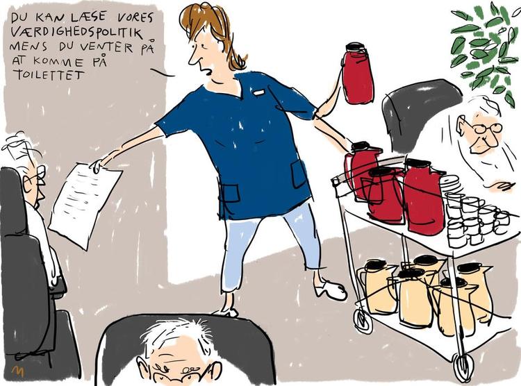 Tegning. Mette Dreyer 