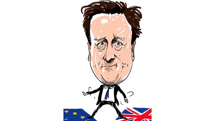 Brexit. Nedtællingen til den engelske folkeafstemning er begyndt. Om hundrede dage ved man om briterne forlader deres stol i EU. (Arkiv) 