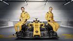RACEREN. Renault offentliggjorde i dag billeder med farverne på de formel 1-biler, Jolyon Palmer og Kevin Magnussen skal køre i. 