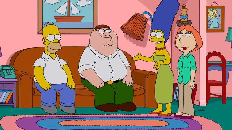 venner. Griffin-familien fra 'Family Guy' får hjælp af Simpson-familien i Springfield, og kemien er god - lige indtil familiefædrene bliver uvenner.