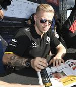 Autograf. Kevin Magnussen gør comeback i F1 tidligt søndag morgen. 