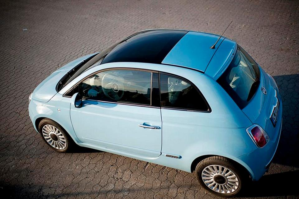 FIAT. En klassiker på leasingmarkedet er Fiat 500. Engangsydelse: 4.995 kroner. Månedlig ydelse: 1.795 kroner. Cabriolet koster 600 kroner ekstra om måneden. 