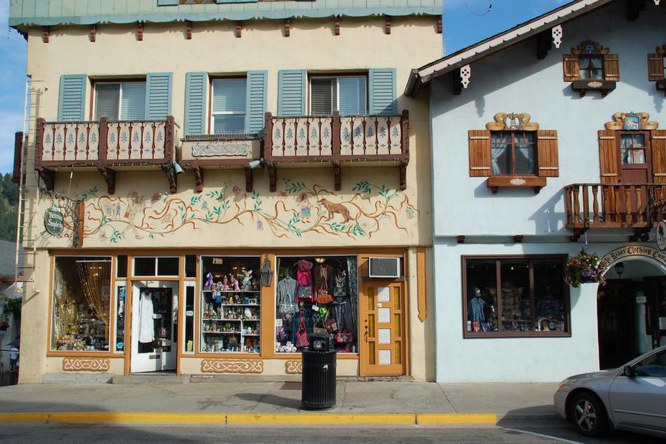 KUNSTFÆRDIGT. Alle detaljer er på plads, og det er med til at give Leavenworth sit tyske præg. 