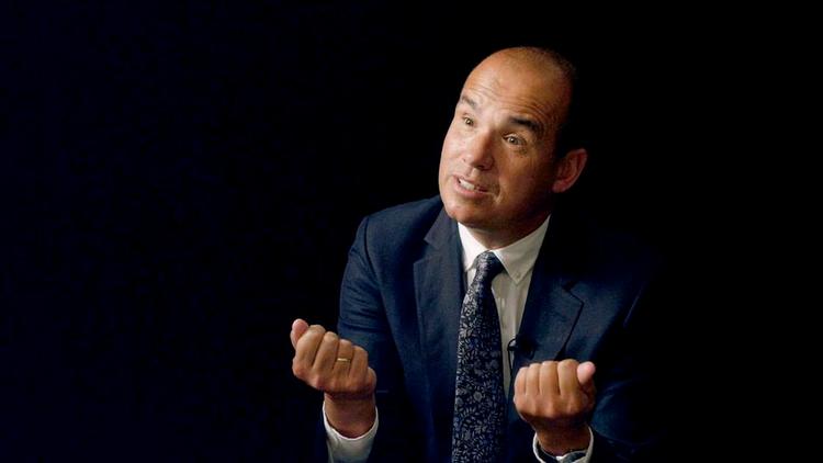 Udsat. Den britiske direktør for Olympus Michael Woodford fik alvorlige problemer, da han afslørede omfattende svindel i det japanske firma. 