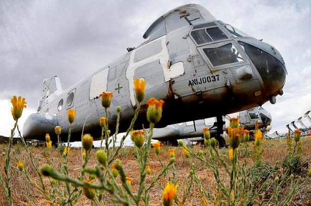 REDNING. Denne CH-46-helikopter fløj de sidste amerikanske marinesoldater ud af Saigon i 1975, da vietnamkrigen sluttede. 