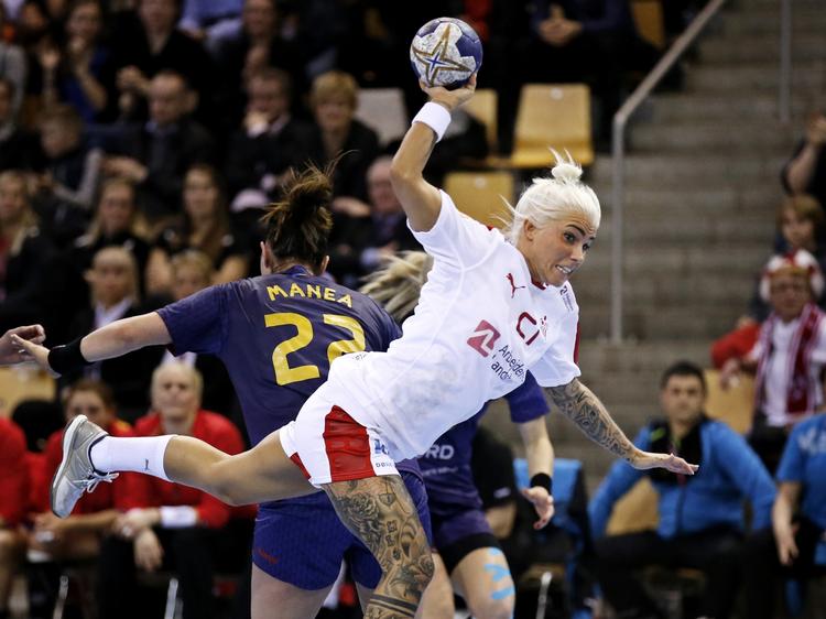 NEDTUR. Som en af de rutinerede svigtede Kristina Kristiansen, da Danmark blev kørt over af Rumænien. 