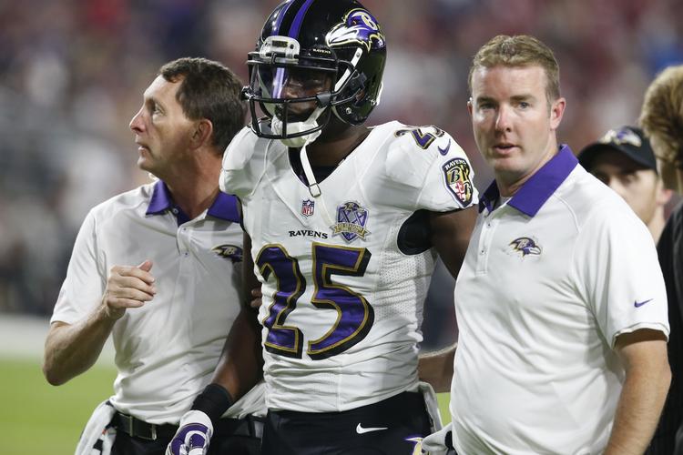 Ravens Tray Walker Injured Football