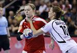 Knockout. Anne Mette Hansen og resten af det danske hold kunne ikke sætte sig igennem mod Montenegro. 