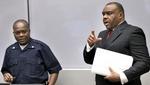 dømt. Jean-Pierre Bemba (t.h.) ved Den Internationale Straffedomstol (ICC) i Haag i dag. 