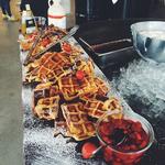 MUMS. Sidst Ibyen var forbi Toldboden, så deres vaffel-bar således ud. Billedet er fra Ibyens instagram, Ibyendk. 