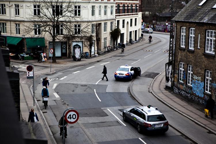 Prinsessegade. Det er her på Prinsessegade på Christianshavn, at busslusen tidligere har været. 