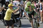 stærk. Daniel Martin (th) viste stor styrke på 3. etape af Volta a Catalunya - og ireren har muligheden for at ende som samlet vinder. 