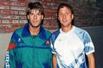 Laudrup og Cruyff var et frygtindgydende makkerpar i begyndelsen af 1990'erne i FC Barcelona. 