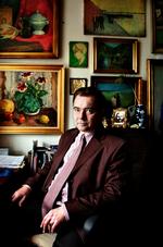 Holck. Multikunstneren Henrik S. Holck har udgivet sin blot fjerde digtsamling på 40 år. Her ses han i sit hjem tilbage i 2005. Arkivfoto: Sofia Wraber 