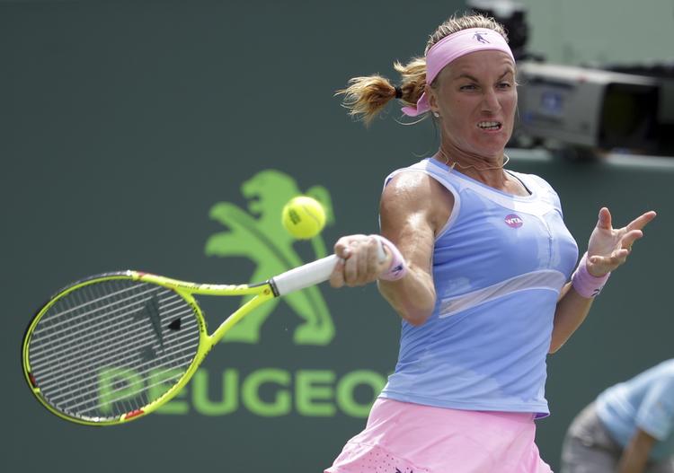KVARTFINALIST. For tredje gang i elleve forsøg lykkedes det Svetlana Kuznetsova at besejre Serena Williams. 
