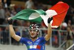 Hurtig. Elia Viviani var først over målstregen på 2. etape af Tre dage ved Panne. 
