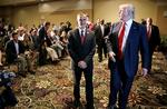 Makkerpar. En usædvanlig duo - Corey Lewandowski (t.v.) og Donald Trump. 
