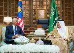 Møde. Malaysias premierminister, Najib Abdul Razak (til venstre), ses her sammen med Saudi Arabiens kong Salman. 
