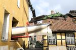 Flytning. Ikke én skramme fik et af Danmarks fineste gamle træfartøjer, Den Hvide Kongechalup fra 1780. 