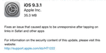 LØSNING. Efter flere forsøg med iOS 9.3, der fik mange Apple-enheder til at gå ned og gøre links ubrugelige, har Apple nu udsendt en helt ny version af iOS, der skulle fikse problemerne (Foto: Apple/Screenshot). 